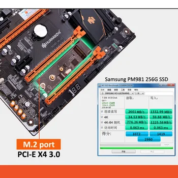 HUANANZHI deluxe X79 motininė plokštė su Xeon E5 2670 V2 CPU ir 8G(2*4G) DDR3 RECC RAM būti patikrintas prieš pristatymas