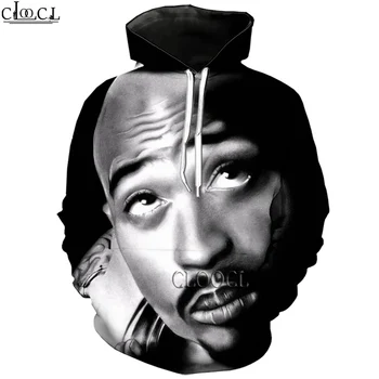 HX Mados Vyrai Moterys Reperis Amaru Shakur 2pac Tupac 3D Spausdinimo Atsitiktinis Harajuku Tracksuit Stiliaus Karšto Pardavimo Bliuzono Viršūnes Lašas Laivybos