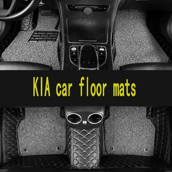 Individualizuotos automobilių grindų kilimėliai KIA Visi Modeliai K2/k3/k4/k5 Kia Cerato Sportage Optima Maxima karnavalas rio ceed automobilio stilius grindų kilimėlis