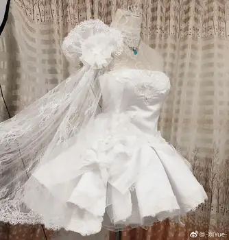 [Individualų] Anime Merginos Frontline Fal Vestuvių Suknelė Gėlių Lolita Dress Cosplay Kostiumas Helovinas Nemokamas Pristatymas 2019 Naujas.