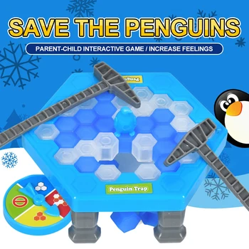 Išsaugoti Pingvinas Ledo Laužymas Didžiosios Šeimos Juokingi Darbastalio Žaidimas Vaikui Žaislą Dovanų Kurie Padaryti Pingvinas Nukristi Prarasti Šį Žaidimą
