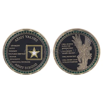 JAV Kariuomenė Vertė Statula Progines monetas, Suvenyrų Kolekcines Monetas Kolekcijos Lašas Laivybos