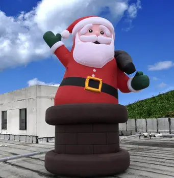 Kalėdinė dekoracija pripučiamų kalėdų senelis Kalėdų animacinių filmų
