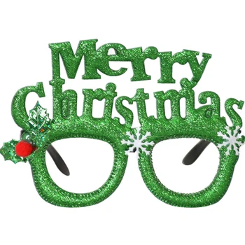 Kalėdų Dekoracijos Akinių Stiklai Santa Sniego Suaugusiems, Vaikams, Dovanų Džiaugtis Kalėdų Papuošalų, Žaislų Dekoro Namų Suknelė Iki