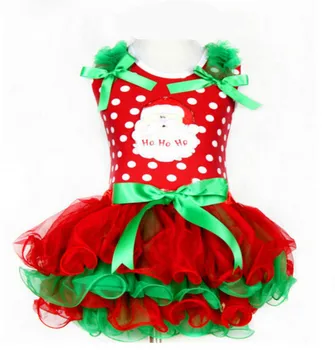 Kalėdų dress Baby Girl Dress Tutu Kalėdų Princesė Vaikams, Vaikiška Mergaitė Tiulio Suknelė Kalėdų Vakarėlį Komplektus Kostiumas 1-4 metai