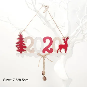 Kalėdų Eglutės Kabantys Papuošalai 2020 M. Su Raidėmis Mediniai Kabinti Kalėdų Pakabukas Lašas Papuošalai Kalėdų Dekoro