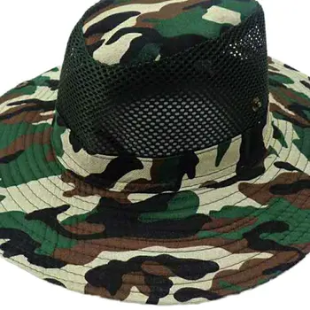 Kamufliažas Taktinis Bžūp Karinės Boonie Hat JAV Armijos Kepurės Camo Vyrai Lauko Sporto Saulė Kibirą Bžūp Žvejyba, Žygiai, Medžioklės Skrybėlės
