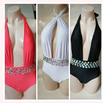 Karšta bikini 2018 Diamond maudymosi kostiumą moterų bikini maudymosi kostiumėliai bei kelnaitės string bikini Juoda, balta, raudona, trys spalvos bikini mergina maudymosi kostiumėliai