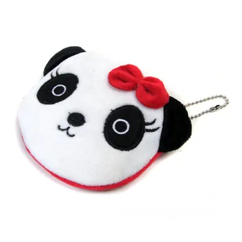 Karšto Kawaii Animacinių Filmų Panda Vaikų Pliušinis Monetų Krepšys, Piniginė Zip Pakeisti Piniginės Vaikai Mergina, Moteris Dovaną