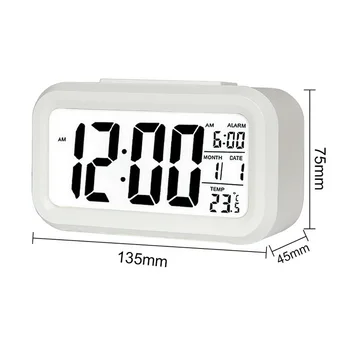 Karšto pardavimo LED Skaitmeninis Laikrodis-Žadintuvas Apšvietimas Atidėti Išjungti Kalendoriaus Darbalaukio Elektroninių Bcaklight Stalo laikrodžiai Stalinis laikrodis