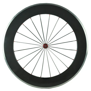 Karšto pardavimo Lydinio anglies ratų kniedė, skirta kelių dviratį aširačio 80mm dviračio rato 700C anglies ratų