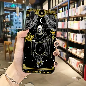Kaukolė Taro grim Reaper kortelė, Telefono dėklas, Skirtas Huawei honor Mate P 10 20 30 40 Pro 10i 9 10 20 8 x Lite