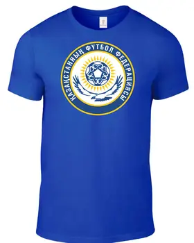 Kazachstano 2019 Marškinėliai VYRIŠKI Futbolo Legenda Soccers Medvilnės Tiesiai O-Kaklo trumpomis Rankovėmis Vyrams Juokinga Hipster T-shirt