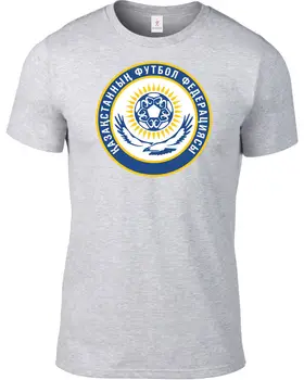 Kazachstano 2019 Marškinėliai VYRIŠKI Futbolo Legenda Soccers Medvilnės Tiesiai O-Kaklo trumpomis Rankovėmis Vyrams Juokinga Hipster T-shirt