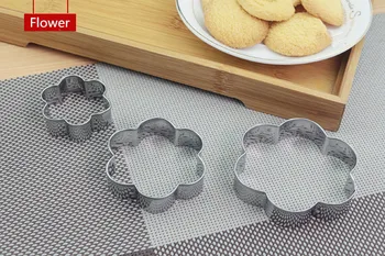 Kepimo Formos Nerūdijančio Plieno Cookie Cutters Stūmoklį Sausainių 