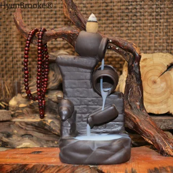 Keramikos smilkalų ir smilkalų censer keramikos didmeninė atgal mažas moliuskui smilkalų degiklis zen smilkalų degiklis turėtojas