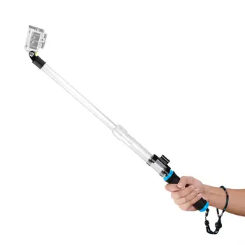 Kintama Skaidrus Pratęsimo Polių Selfie Stick GoPro HERO 6 5 4 branduolių Sintezės