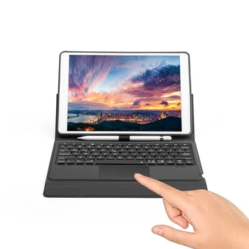 Klaviatūra su Touchpad iPad 10.5 2017 2019 Tablet Atveju 