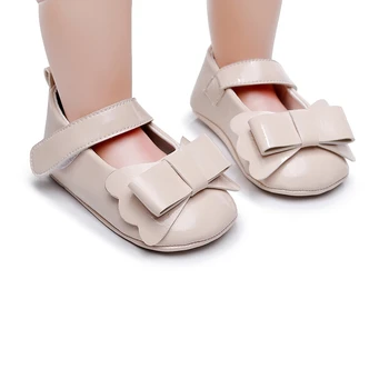 Kūdikių Bateliai Vaikiška Mergaitė Pirmą Vaikštynės, Vaikiška Avalynė, Batai, Įvairių spalvų Dot Lankas Soft Vienintelis Bateliai Mergaitėms Vaikų Shoes13