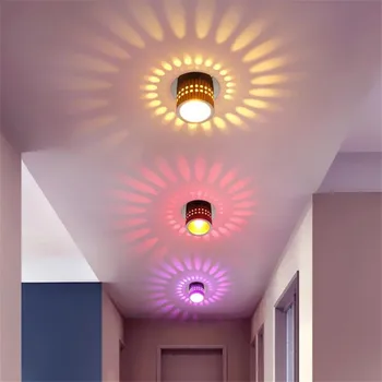 L88-Paprastas kūrybos LED aliuminio sienos lempos šviesos poveikio spalva KTV baro apšvietimas, Praėjimų Koridorius, Veranda Namų Salėje Dekoratyvinių Lempų