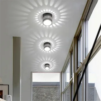 L88-Paprastas kūrybos LED aliuminio sienos lempos šviesos poveikio spalva KTV baro apšvietimas, Praėjimų Koridorius, Veranda Namų Salėje Dekoratyvinių Lempų