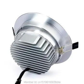 Labai Šviesus Storio Korpusas LED Žemyn Šviesos Pritemdomi LED Downlight 5W COB Embedded Lubų Lemputės