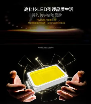 LED 40W 11-25 šviesos K9 Kristalų lubų Lihting 110-240v Dydis:80*60 cm Nemokamas pristatymas