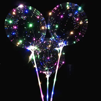LED Balionai Šalies Burbulas Balionas Gimtadienio, Vestuvių Įvykis Apdaila