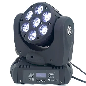 LED šviesos juda žibintas 7x20W rgbw 4in1 9/16 dmx kanalų dj disco šviesos plauti Scenos apšvietimo efektus