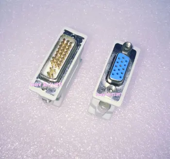 Lengvatinių kainų Metalo Varžtai DVI į VGA Adapteris, DVI-I, D-Sub jungtis DVI 24+5 iki D-Sub 24+5 29P į 15P konvertuoti bendras