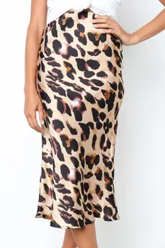 Leopard sijonas harajuku moterų sijonai gotikos 2019 gotų mados plius dydis moterų pink leopard atsitiktinis korėjos 2019 naujas
