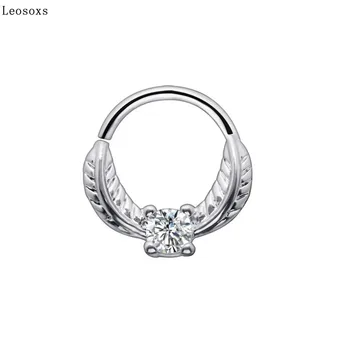 Leosoxs Naujas anga multi-purpose nosies žiedą, diafragmos žiedas ausies kaulų nagų kūno auskarų vėrimo papuošalai karšto pardavimo