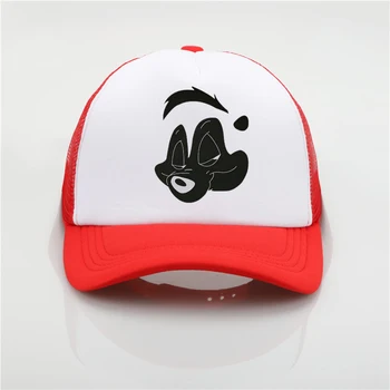 Mados kepurės mielas animacinių filmų logotipą, vyrų ir moterų beisbolo kepuraitę sporto bžūp vasaros saulė bžūp Doodle beisbolo kepuraitę