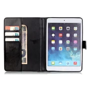 Magnetinio PU Odos Stand Case For iPad Mini 1 2 3 A1432/1454/1600/1490 Raštas galinį Dangtelį, mini 123 7.9 colių Atveju