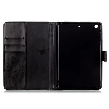 Magnetinio PU Odos Stand Case For iPad Mini 1 2 3 A1432/1454/1600/1490 Raštas galinį Dangtelį, mini 123 7.9 colių Atveju