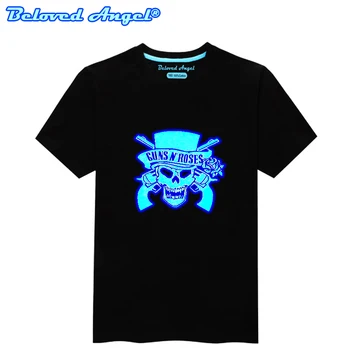 Medvilnės Vaikų Vasaros Liuminescencinės Anime Berniukų, Mergaičių Marškinėliai 3D Modelio Šviesos Naktį Fitneso trumpomis Rankovėmis T marškinėliai Paauglys