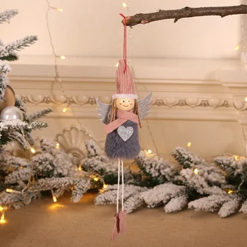 Mielas Animacinių Filmų Angelas Lėlės Kalėdų Eglutė Pakabukas Naujųjų Metų Šaliai Dekoro Kabinti Vaikams Dovanų Žaislų Amatai
