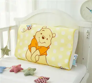 Mikė pūkuotukas pagalvės mergaitėms patalynės sveikatos LATEKSO pagalvė kaklo namų puošybai gimdos kaklelio priežiūros lėtai rikošetas miega lovos vaikams