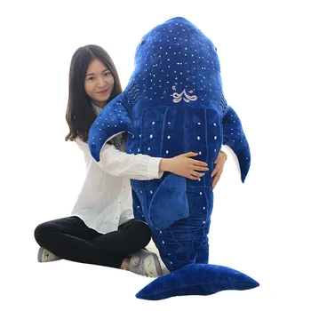 Milžinišką Gyvūnų Bangininis Ryklys Pliušinis Žaislas Didelis Įdaryti Jūros Gyvūnų Ryklys Hugging Pagalvę Banginis Žaislai Vaikams Dovanų 120cm 100cm 150cm