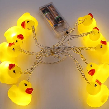 Mini Geltona Antis LED Styginių Šviesos Švytėjimas Patalpų Lauko Kalėdos Vestuves su baterijomis, LED Šviesos Fėja