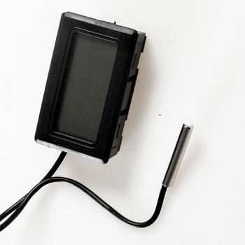 Mini Skaitmeninis LCD Temperatūros Matuoklis Elektroninio Termometro Jutiklis Testeris su 1 metras lieto korpuso zondas, sūkurinė vonia spa centras sūkurinė vonia