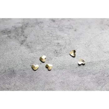 Mini variu dengto 18K tikro aukso geometrinis nagų lipduką nagų dailės dekoratyviniai metalo lakštų 