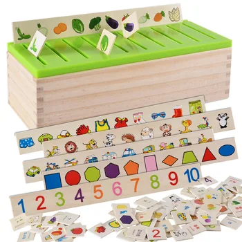 Montessori Ugdymo Mediniai Žaislai Vaikams Ikimokyklinio Abėcėlė Klasifikacija Lauke Matematikos Automobilių Abacus Mokymosi Baby Berniukas Ir Mergaitė Vaikas