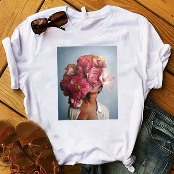 Moterų Lady Marškinėliai Sparno Plunksna Meno Tapybos Spausdinti Marškinėlius Ponios Tee Marškinėliai Moterims, Moterų Topai Rūbų, Grafinis T-shirt