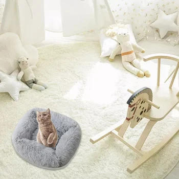 Naminių Gyvūnėlių Šuniuką Lova Veislynas Patogus Skalbti Šunų Kačių Pagalvėlės Miegoti Ilgai Pliušinis Super Minkštas Žiemą Šilta, Miegamoji Sofa Pet Products