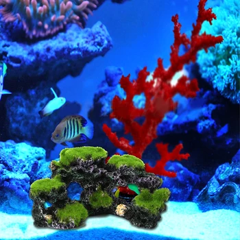 Namų Dekoro Ornamentą Akvariumas Koralų Moss Roko Žuvų Bakas Jūros Saloje Urvas