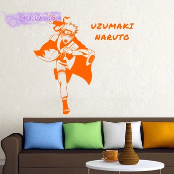 Naruto Japonų Animacinių Filmų Automobilių Lipdukas Uzumaki Naruto Decal Plakatai Vinilo Sienos Lipdukai Pegatina Dekoro Sienų Lipduko