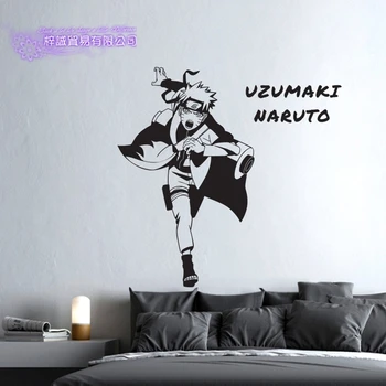 Naruto Japonų Animacinių Filmų Automobilių Lipdukas Uzumaki Naruto Decal Plakatai Vinilo Sienos Lipdukai Pegatina Dekoro Sienų Lipduko