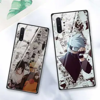 Naruto Kakashi Stiklo Atveju, Samsung Galaxy S20 FE S21 S10 S9 Plus S8 Telefono Coque 20 Pastaba Ultra 5G 9 10 Lite Fundas Anime Rubisafe