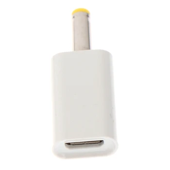 Nauja Micro-USB Female Į DC 4.0*1,7 mm Male Plug Jack Konverteris Adapteris Krauti PSP